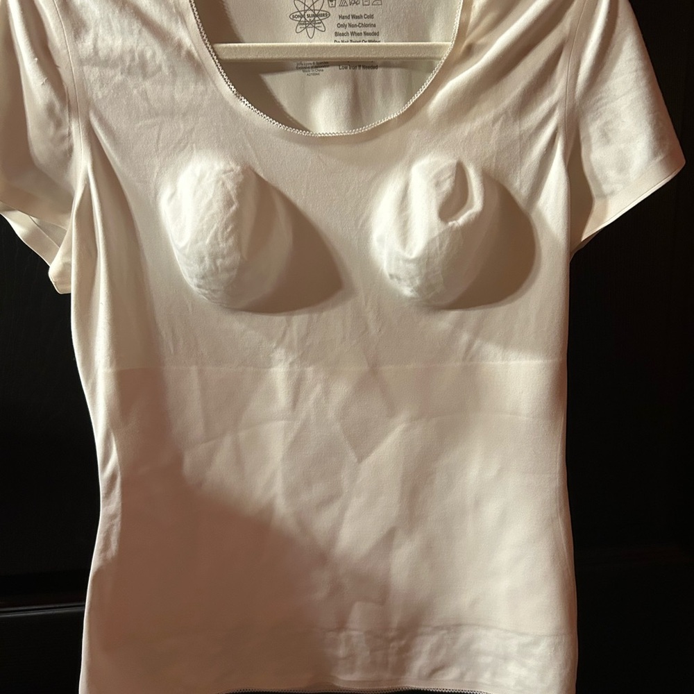 Kathleen Kirk cream Shapewear Top- size L